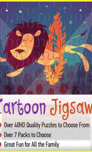 Cartoon Jigsaw Puzzle Free - Collection Of Animated Characters Pictures Packs 4 Kids 4