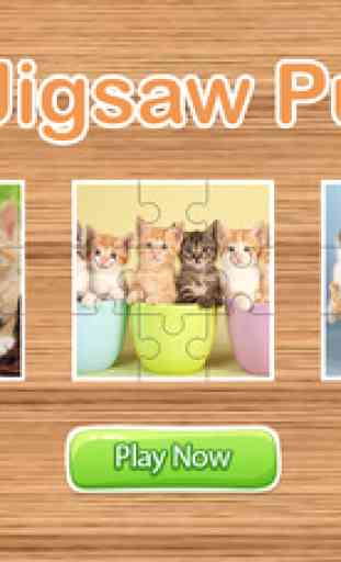 Cat Jigsaw Puzzles HD - Easy Jigsaw Puzzles Games for Kids Free 1