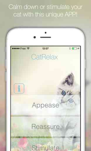 Cat Relax: A musical atmosphere for relaxation or stimulation of your cat. Have fun watching your cats react to the music composed for them 1