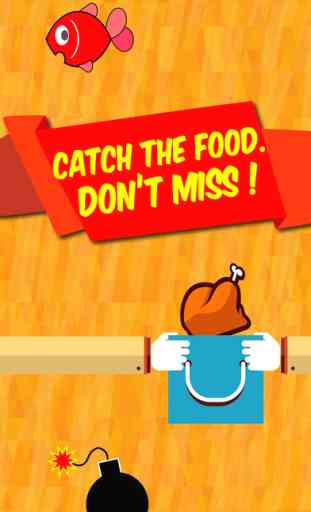 Catch the Food - Catching Falling Fruits & Collect Them All, Feeding Mania Games for Kids 2