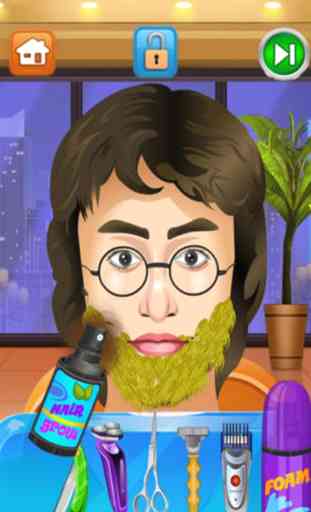 Celebrity Shave Beard Makeover Salon & Spa - hair doctor girls games for kids 4