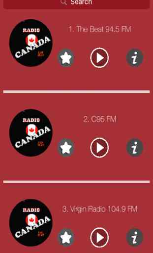 Canada Radios - Top Stations Music Player FM / AM 3