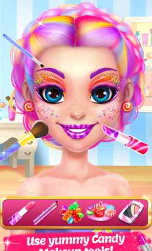 Candy Makeup - Sweet Salon Game for Girls 2