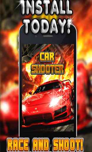 Car Shooter Race - Fun War Action Shooting Game 3