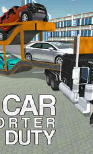 Car Transporter Truck Duty & Driving Games 4