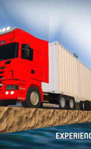 Cargo Trailer Transport Truck: Grand Truck Driving 1