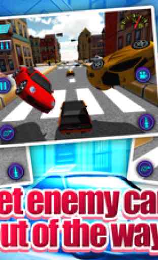 Cartoon Car 3D Real Extreme Traffic Racing Rivals Simulator Game 2