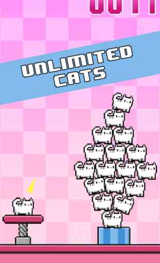 Cat-A-Pult: Endless stacking of 8-bit kittens 4