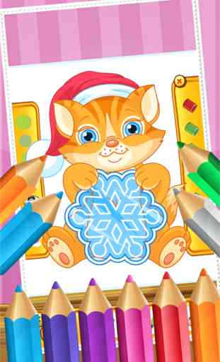 Cat Coloring Book Paint and Drawing for Kid Games 1