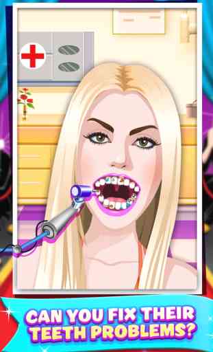Celebrity Dentist Doctor Salon Kids Game Free 1