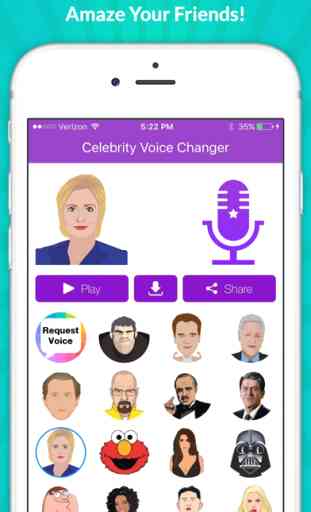 Celebrity Voice Changer - Funny Voice FX Cartoon Soundboard 3
