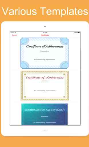 Certificate Maker App - Create and design your own certificate 4