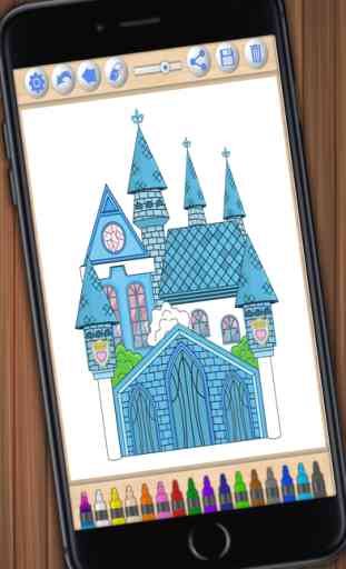 Paint princess Cinderella – coloring games for girls 1