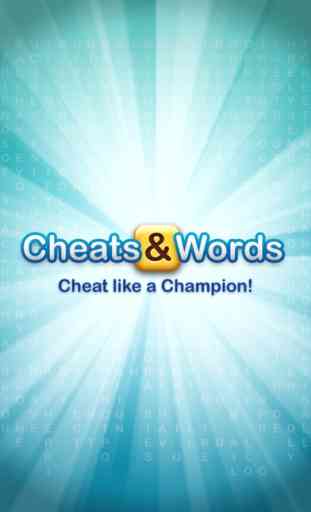 Cheats & Words : the most accurate cheat app for Words With Friends with auto-detect OCR 1