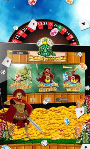 Chimera Video Poker : Big fun with classic adventure casino poker game 3