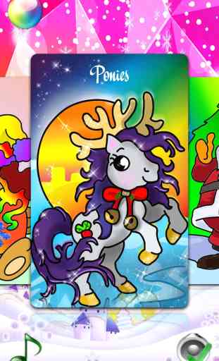 Christmas Coloring Pages for Girls & Boys with Santa & New Year Nick - Pony Painting Sheets & Fashion Papa Noel Games for my Little Kids, Babies & jr Brats 2