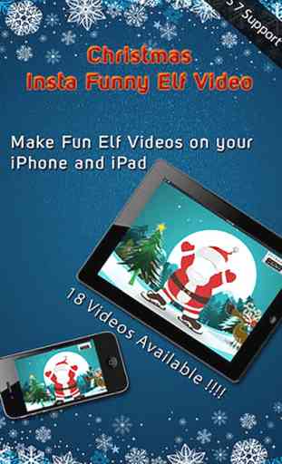 Christmas Insta Funny Elf Video - Make Fun Dancing Holiday Videos with Friends Pics 1