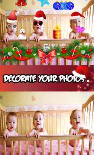 Christmas Photo Editor - Decorate yourself with emoji sticker’s filter effect & share image with friends 1