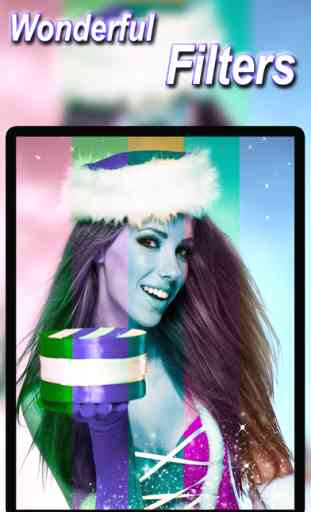 Christmas Photo Editor - Decorate yourself with emoji sticker’s filter effect & share image with friends 3