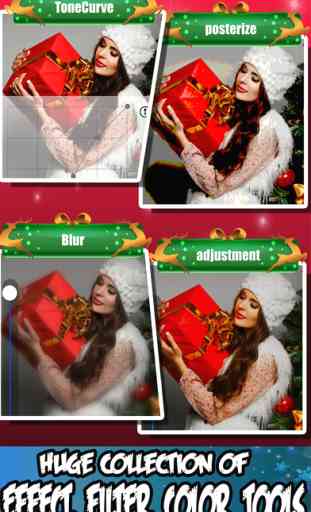 Christmas Photo Editor - Decorate yourself with emoji sticker’s filter effect & share image with friends 4