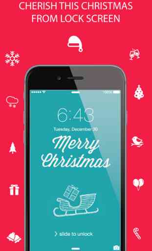 Christmas Wallpaper ® - Beautiful HD Xmas, santa claus, ornaments, design, themes, frames, shelves & backgrounds 1