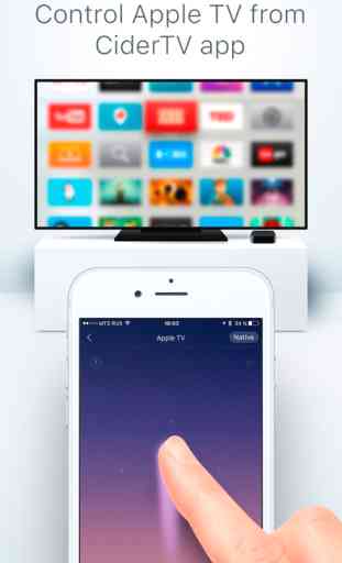 CiderTV free: the best remote app replacement with Smart TV volume control for iPhone and iPad 1