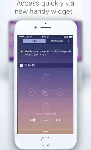 CiderTV free: the best remote app replacement with Smart TV volume control for iPhone and iPad 2
