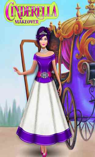 Cinderella Makeover – high fashion fairy tale free game for Girls Kids teens 1