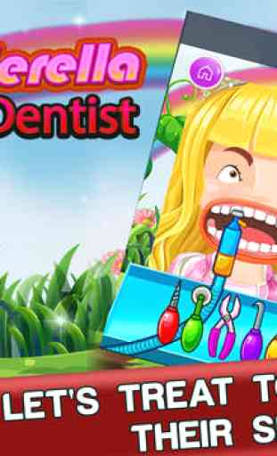 Cinderella Visits The Dentist - Play Teeth Whitening & Cleaning Game For Kids! 3
