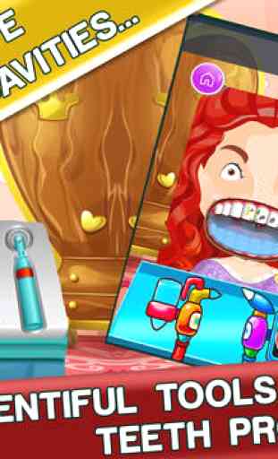 Cinderella Visits The Dentist - Play Teeth Whitening & Cleaning Game For Kids! 4