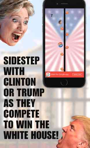 Clinton VS Trump Sidestep - Play to Vote for your Candidate - FREE 1