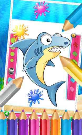 Charm Ocean Colorbook Drawing Paint Coloring Game for Kids 4