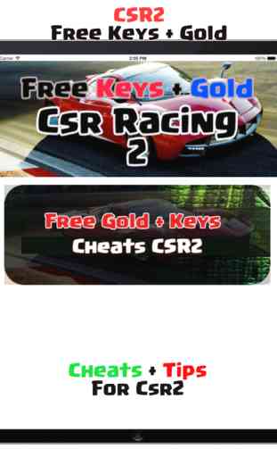 Cheats For Csr Racing 2 - Free Keys 2