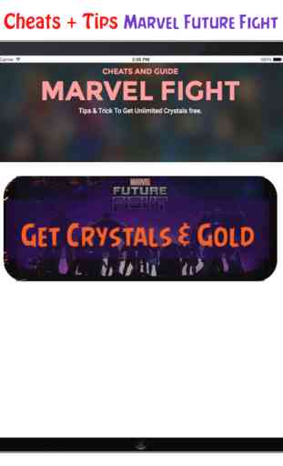Cheats For Marvel Future Fight - Free Crystals 3