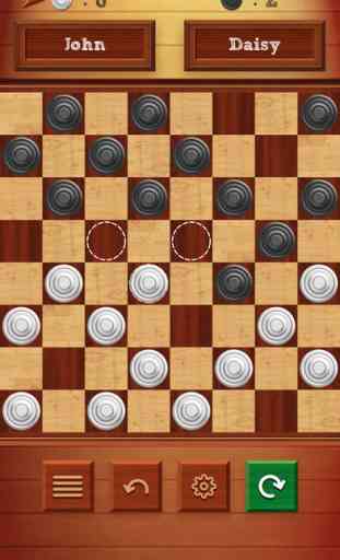 Checkers Classic Free - Multiplayer 2 players play online with friends 2