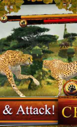 Cheetah Savanna Simulator-Ultimate Hunter 3D Game 1