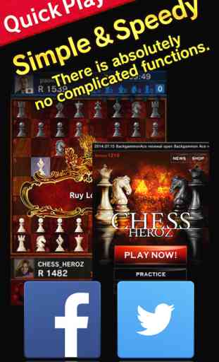 CHESS HEROZ -online chess games for free 3