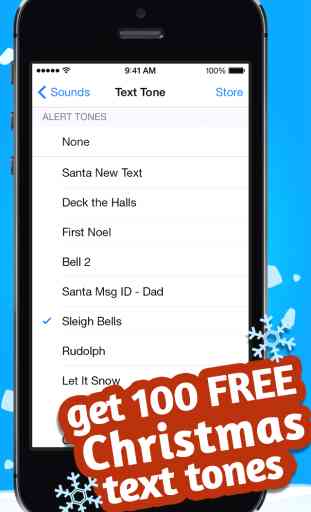Christmas Text Tones - Customize your new text tone with Santa! 1