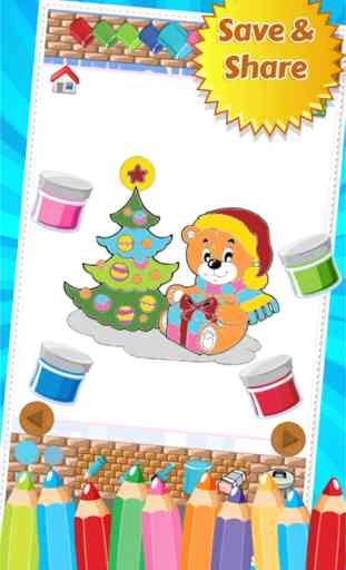 Christmast Coloring Book Drawing for Kid Games 4