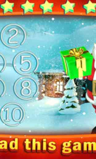 Circle the Santa Claus with Merry Christmas Presents 4