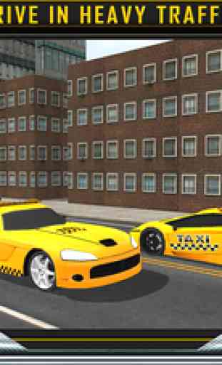 City Airport Taxi Duty Driver 3D 2