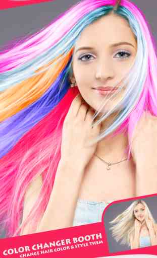 Color Changer Booth For Hair -  Change Hair Color and Style Them 1
