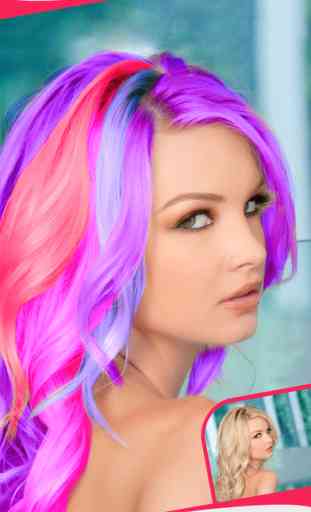 Color Changer Booth For Hair -  Change Hair Color and Style Them 4