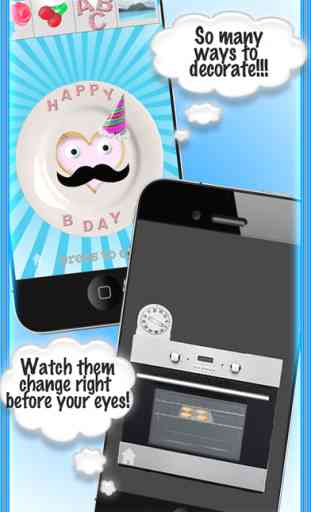 Cookie Maker Cake Games - Free Dessert Food Cooking Game for Kids 3