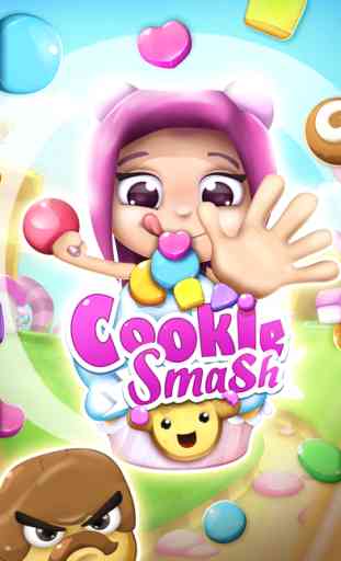 Cookie Smash Match 3 Game: Swap Candies and Crush Sweet.s in Adventorous Juicy Land 1