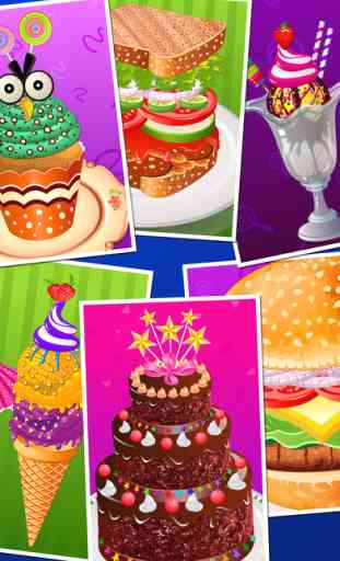 Cooking Games For Girls - Pizza, Ice Cream, Cake, Burger, Sandwich, Cupcake & Donut 1