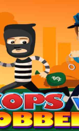 Cops vs Robbers City Streets Attack - Fun Shooting Sniper Police Games for Free 1