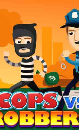 Cops vs Robbers City Streets Attack - Fun Shooting Sniper Police Games for Free 3