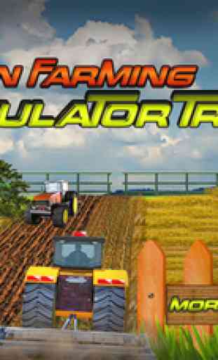 Corn Farming Tractor Simulator - 3D Agriculture Farm Plowing Yield Crop Growing & Reaping Machine 1