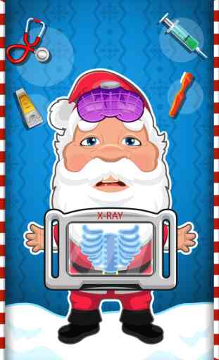 Crazy Christmas Santa Hospita Salon - Fun dentist hair, nose & eye care spa games for girls 4